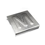  BAGUE INOX 316 CARACTERE [M] 