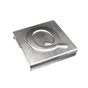  BAGUE INOX 316 CARACTERE [Q] 