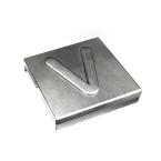  BAGUE INOX 316 CARACTERE [V] 