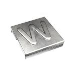 BAGUE INOX 316 CARACTERE [W] 