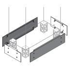  N. 2 BRIDES SOCLE 200X1000MM 
