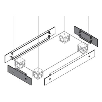  N. 2 BRIDES SOCLE 100X300MM 