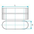  RACCORD FEMELLE OBLONG-425X130 