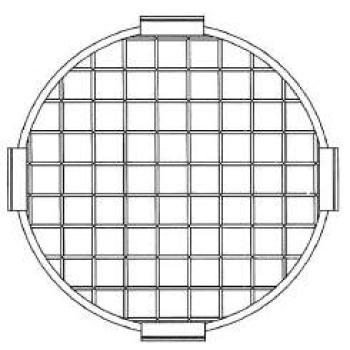  GRILLE GPC GALVA D400 