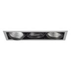  KIT QUADRA 3 GRIS LED 3000K 