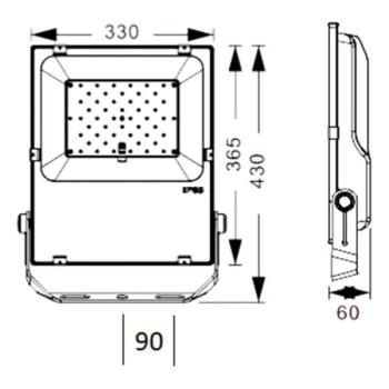 ROCK 2 150W NOIR 3000K 