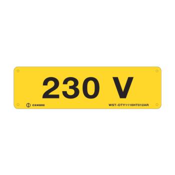  Etiquette signaltique WST-OTY 