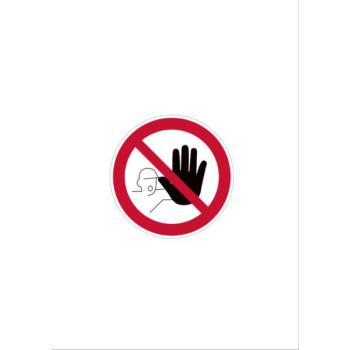  Etiquette signaltique ronde a 