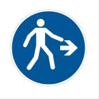  Etiquette signaltique MS-PR 2 