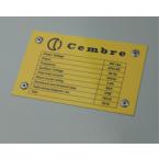  Plaque personnalisable perfor 