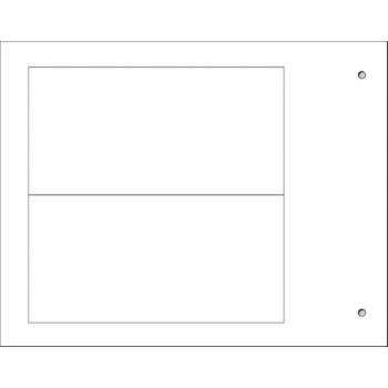  Plaque personnalisable de type 