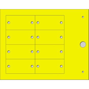  Plaque personnalisable adh�siv 