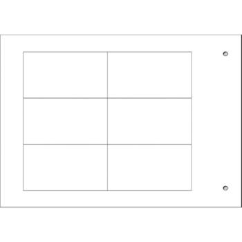  Plaque personnalisable adh�siv 