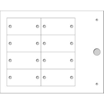  Plaque personnalisable adh�siv 