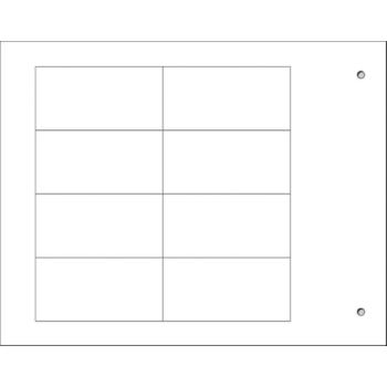  Plaque personnalisable adh�siv 