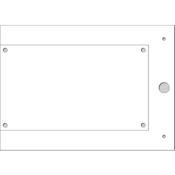  Plaque personnalisable adh�siv 