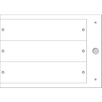  Plaque personnalisable adh�siv 