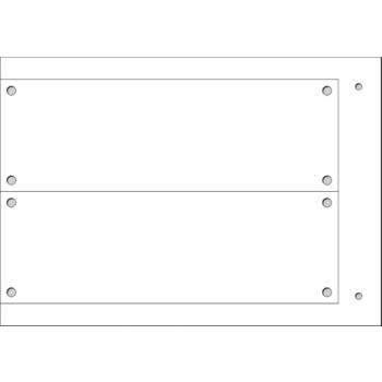  Plaque personnalisable adh�siv 