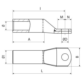  Cosse aluminium tam 