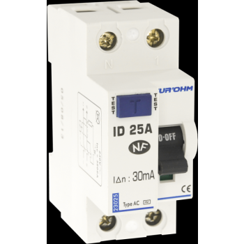  ID 25A 1P+N 30MA CLASSE AC 