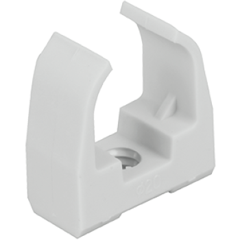  CLIPS TUBE D.25 GRIS 