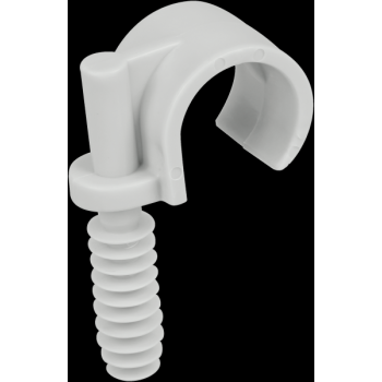  CLIPS DE TUBE DIAM 25+CHEVILLE 