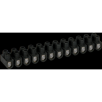  BARRETTES ACIER NOIRE 6 MM 