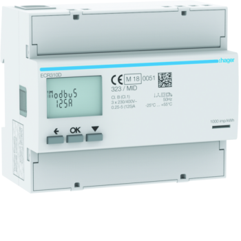  Compteur tri 125A MODBUS MID 