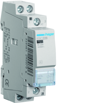  Contact 25A, 2O, 230V 