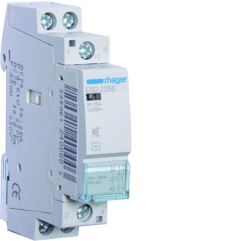  Contacteur sil. 25A, 2F, 24V 