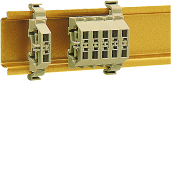  Mini Borne rail DIN 2,5 Gris 