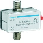  Attnuateur TV coaxial 0-20dB 