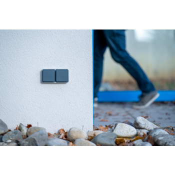  cubyko PC dble hor. 2P+T gris 