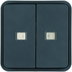  Cubyko 2 t. KNX  voyants gris 