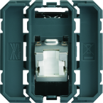  RJ45 cat.6A STP 2M incline 45 