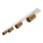  OKTO 4 C GU10 BLANC - OR ROSE 