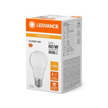  LED S CLA60 DS 827 E27 