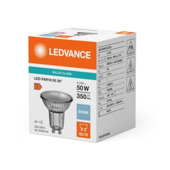  LED V PAR16 50 36 865 GU10 