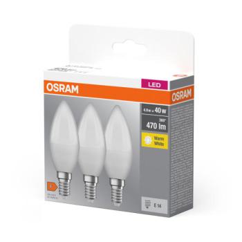  BTE3 LED FLAM DEP 4,9W=40 E14 