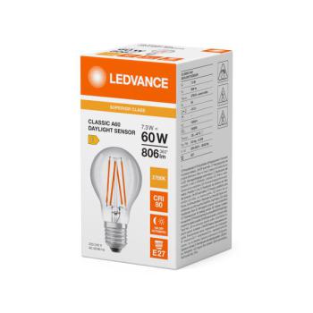  LED S CLA60 DS 827 E27 