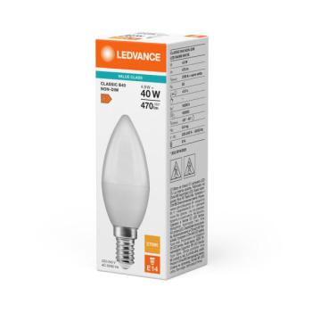  LEDVCLB40 4,9W/827 230VFR E14 