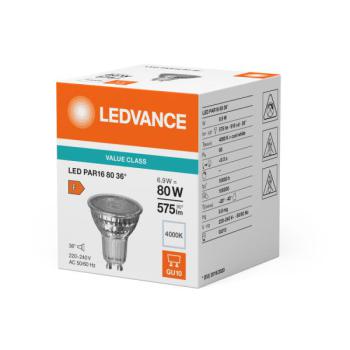  LED V PAR16 80 36 840 GU10 