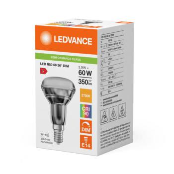  LED P DIM R50 60 927 E14 