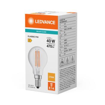  VALUECLP40 4W/827 230V FIL E14 