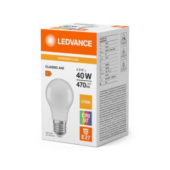  LED S CLA40 927 E27 