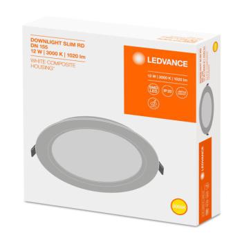  DL SLIM ROND 155 12W 3000K 