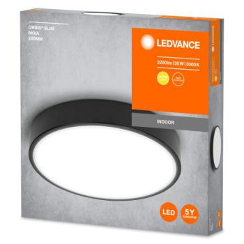  PLAF SLIM MOIA 300MM 20W NOIR 