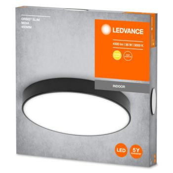  PLAF SLIM MOIA 500MM 36W NOIR 