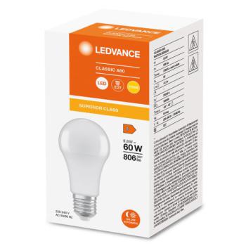  LED S CLA60 MS 827 E27 