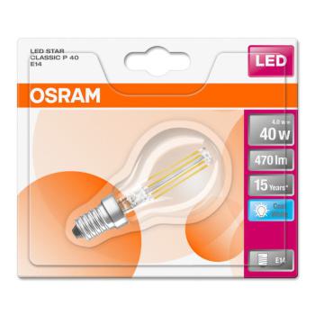  BLI1 LED Sph cl fil  4W=40 E14 